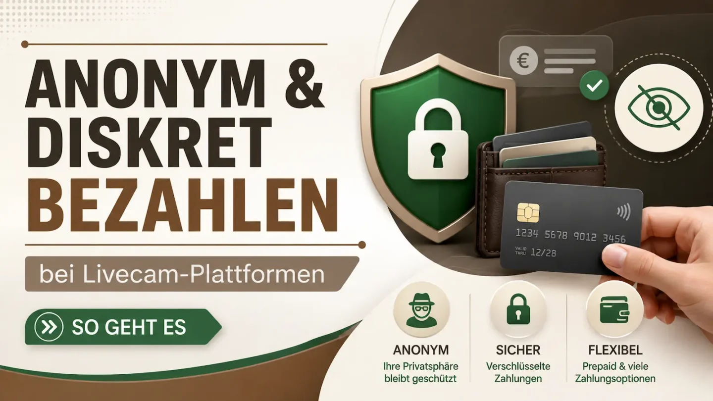 Anonym und diskret bezahlen bei Livecam-Plattformen – sichere und diskrete Zahlungsmethoden im Überblick