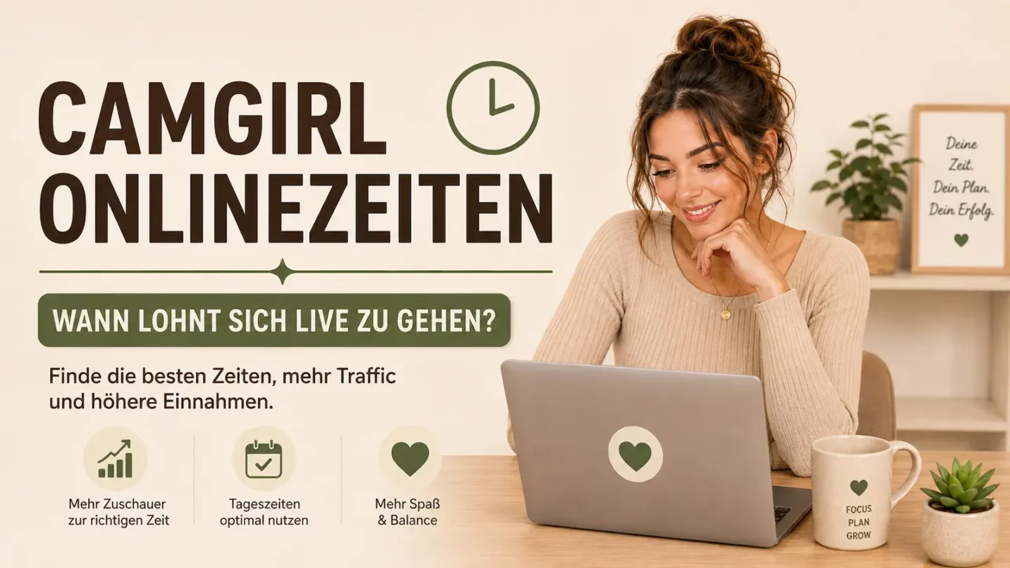 Camgirl Onlinezeiten – die besten Zeiten für mehr Sichtbarkeit