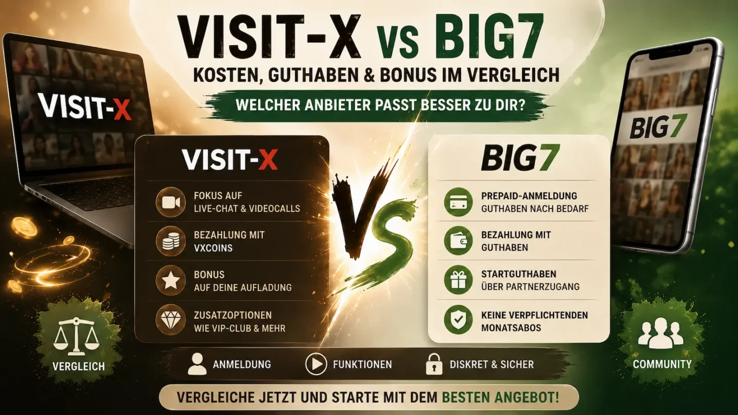 VISIT-X vs Big7 – Kosten, Guthaben und Bonus im Vergleich